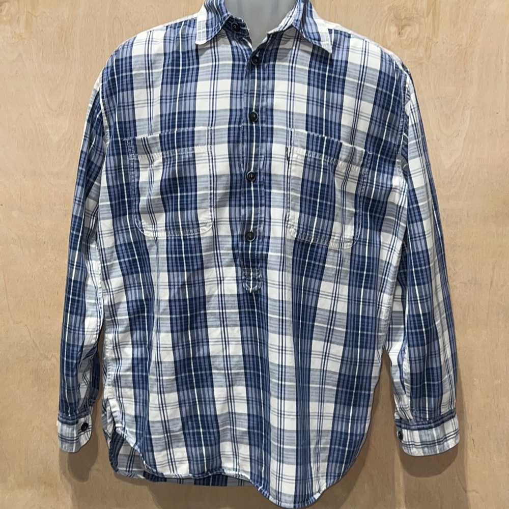 Men's Vintage Levi’s Pullover 3/4 lightweight button-up shirt